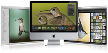 Aperture screenshots with iMac